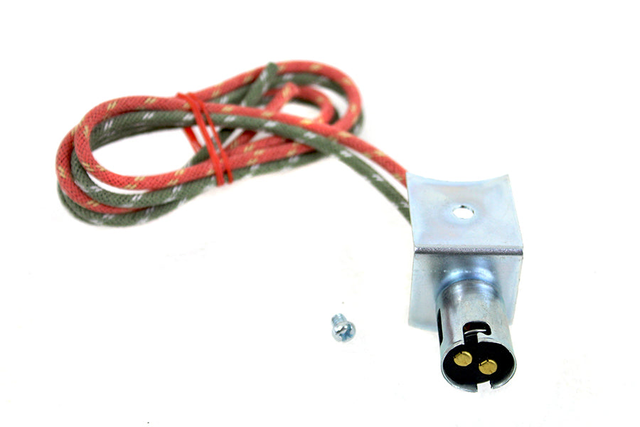 Tombstone Tail Lamp Socket and Bracket 1947 / 1954 FL