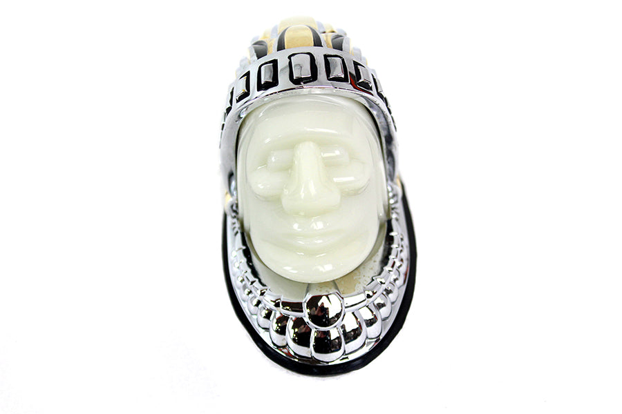 Indian Head Fender Ornament Chrome and Gold 0 /  Custom application