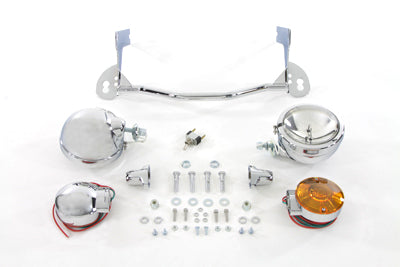Chrome Spotlamp Kit 1994 / UP FLHR