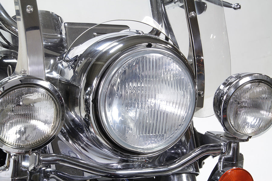 Outer Headlamp Trim Rim Chrome 1983 / UP FLT Stock type1994 / UP FLHR Stock type