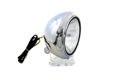 7 Headlamp Assembly H-4 Type Chrome 1986 / 1999 FLST