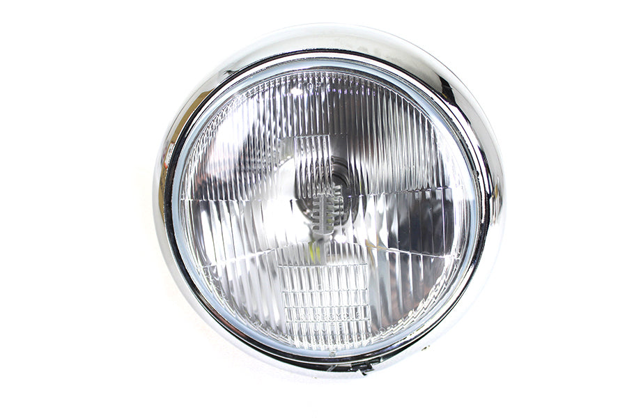 7 6 Volt LED Glide Headlamp Chrome 1949 / 1959 FL