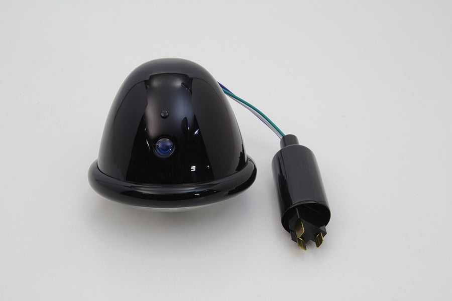 4-1/2" Round Headlamp Black 0 /  Custom application