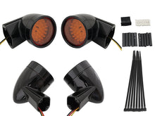 Load image into Gallery viewer, Black Revox Bullet Style LED Turn Signal Lamp Kit 1994 / 2013 FLH 1998 / 2013 FLT 1996 / UP FLST