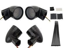 Load image into Gallery viewer, Black Revox Bullet Style LED Turn Signal Lamp Kit 1994 / 2013 FLH 1998 / 2013 FLT 1996 / UP FLST