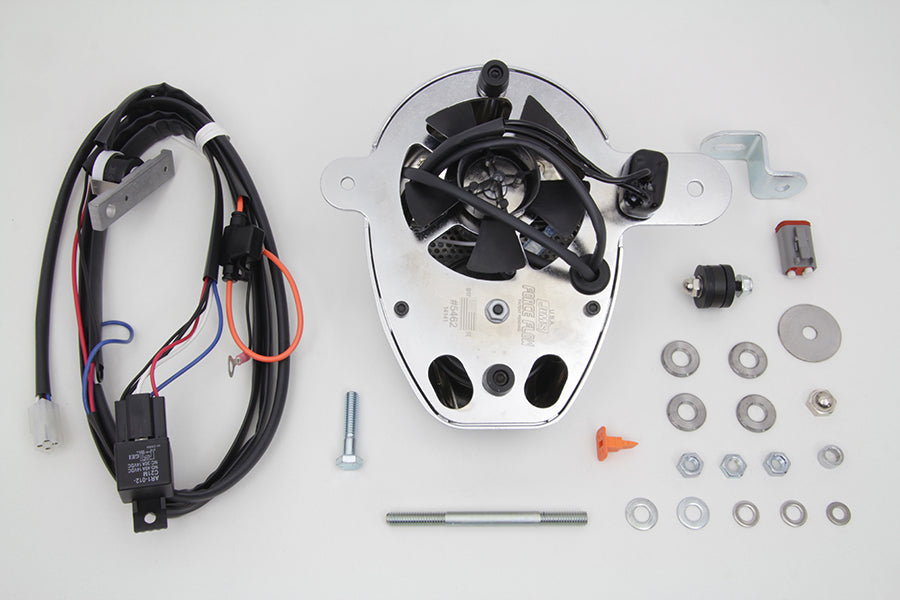 Jims Forceflow Cylinder Head Cooler Kit Chrome 1999 / UP FLST 1999 / UP FXST 1999 / 2017 FXD 1999 / 2016 FLT