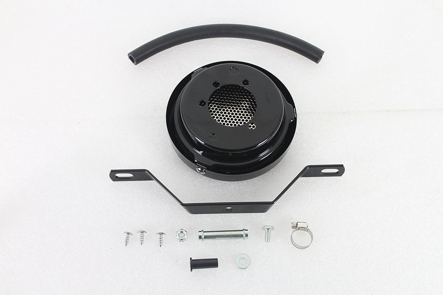 Wyatt Gatling Black Drilled Air Cleaner 1972 / 1984 FL 1972 / 1984 FX 1984 / 1989 FXST 1972 / 1987 XL 1982 / 1989 FXR 1982 / 1989 FXR 1979 / 1989 FLT 1979 / 1989 FLT