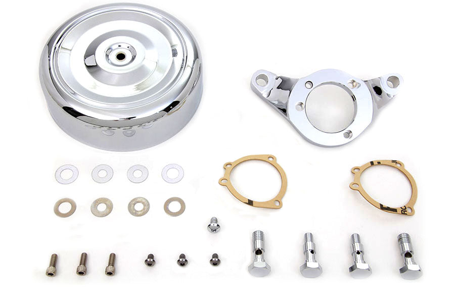 Chrome Wyatt Gatling Air Cleaner Assembly 1993 / 2007 FXST 1993 / 2007 FXD