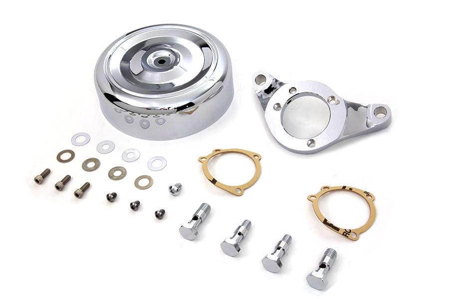 Chrome Wyatt Gatling Air Cleaner Assembly 1993 / 2007 FXST 1993 / 2007 FXD
