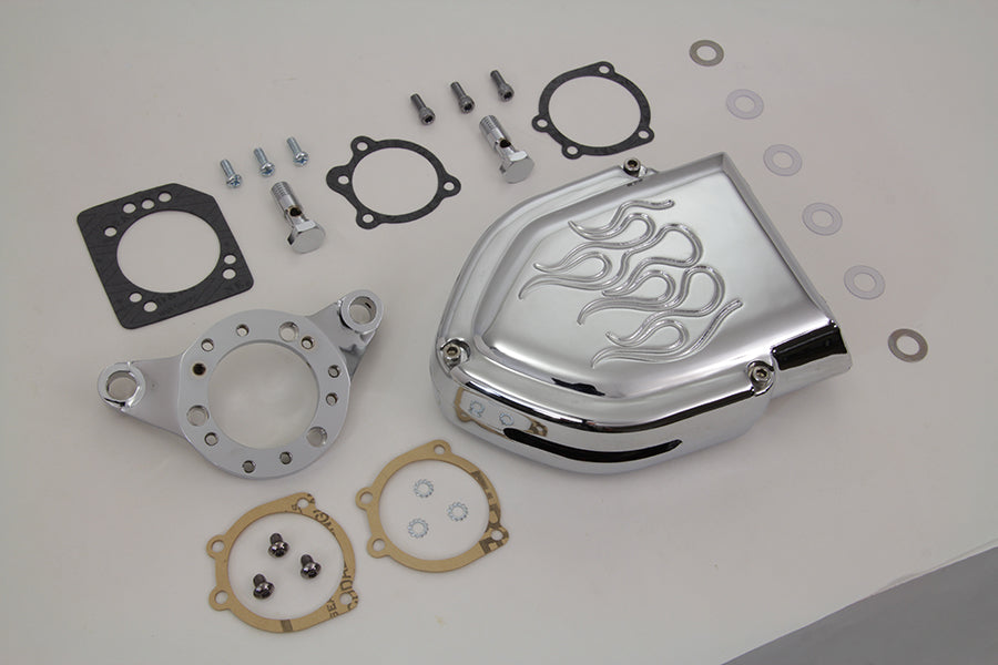Chrome Wyatt Gatling Air Cleaner Kit 1991 / UP XL