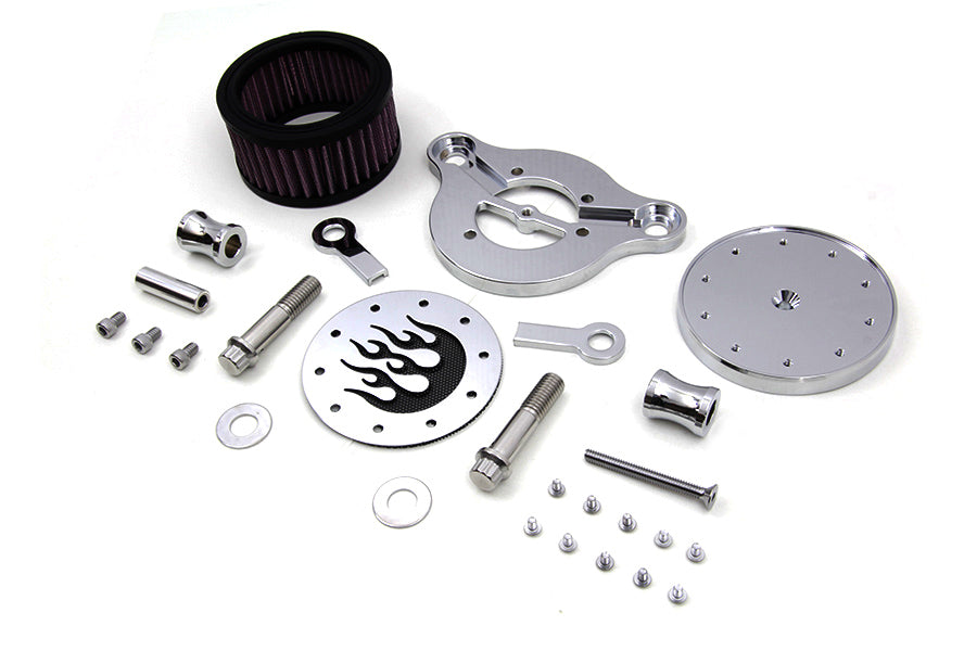 Wyatt Gatling Air Cleaner Kit Chrome 1991 / UP XL