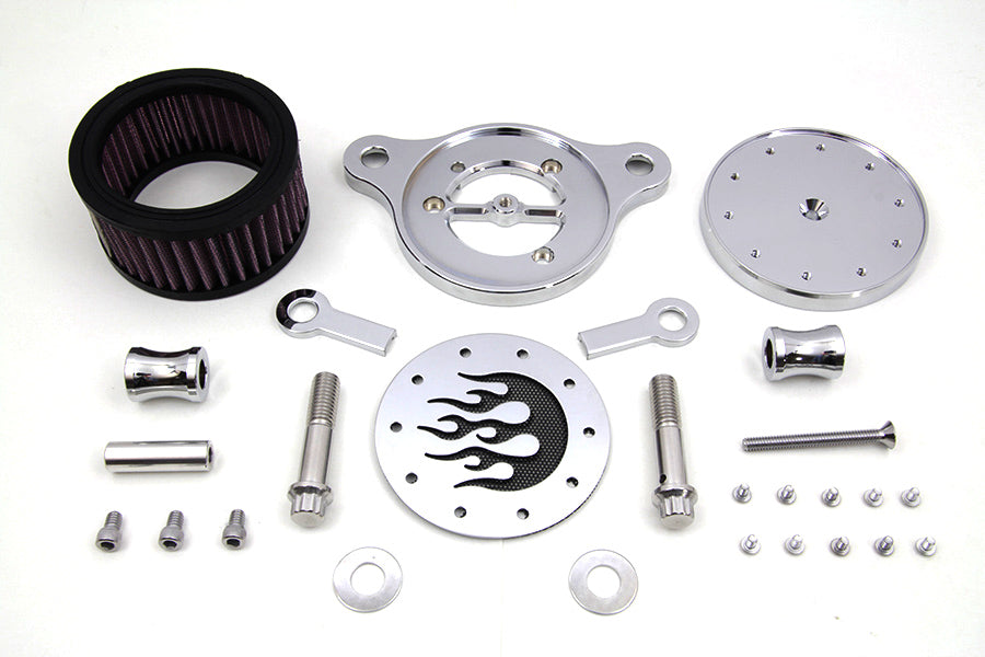 Wyatt Gatling Air Cleaner Kit Chrome 1991 / UP XL