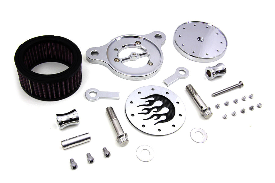 Wyatt Gatling Air Cleaner Kit Chrome 1991 / UP XL