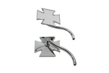 Load image into Gallery viewer, Maltese Mirror Set with Round Curved Stems 1965 / UP All models for left and right side application