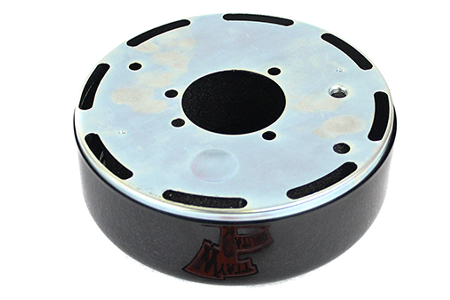 Wyatt Gatling 7 Round Air Cleaner Kit with Black Cover 2008 / UP FLH