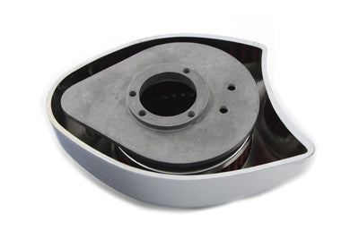 Wyatt Gatling Chrome Scoop Air Cleaner 1990 / 2015 FXST 1990 / 2015 FLST 1990 / 2007 FLT 1990 / 1994 FXR 1991 / 2017 FXD 1988 / 2006 XL