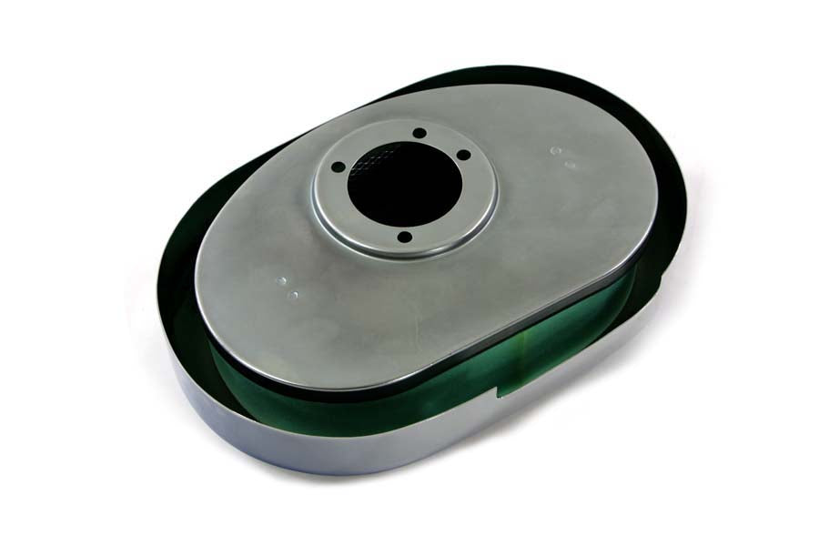 Oval Air Cleaner Assembly 1988 / 2006 XL 1990 / 2015 FXST 1990 / 2015 FLST 1990 / 2007 FLT 1991 / 2017 FXD 1990 / 1994 FXR