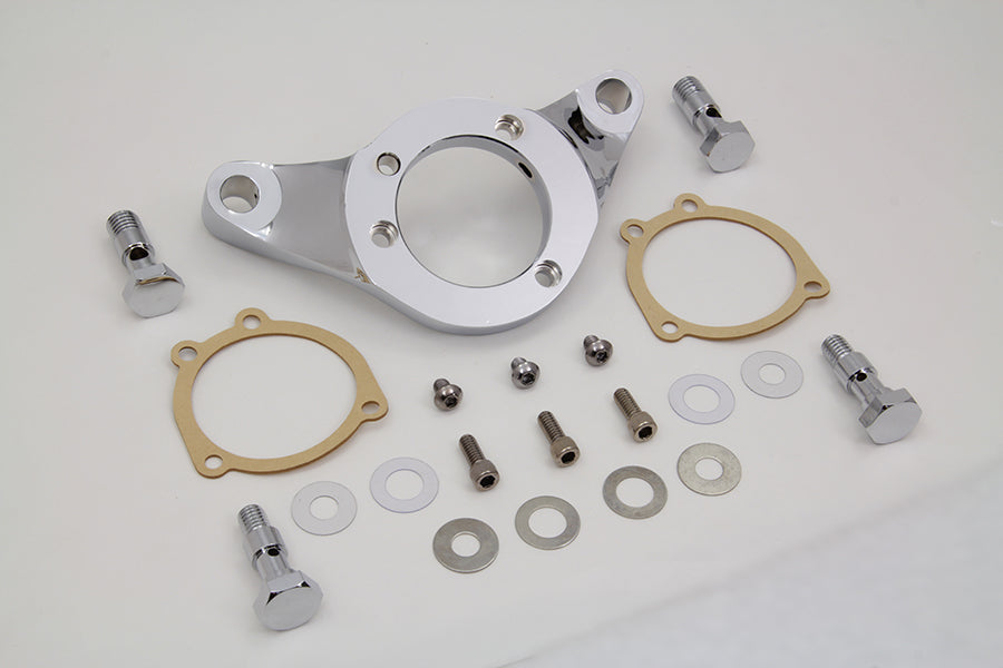 Air Cleaner Bracket Kit Chrome Billet 1993 / 2015 FXST with carburetor or EFI1993 / 2015 FLST with carburetor or EFI1993 / 2017 FXD with carburetor or EFI1993 / 2007 FLT with carburetor or EFI