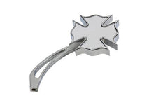 Load image into Gallery viewer, Chrome Firefighter Mirror with Billet Maltese Stem 1965 / UP All models for left or right side application