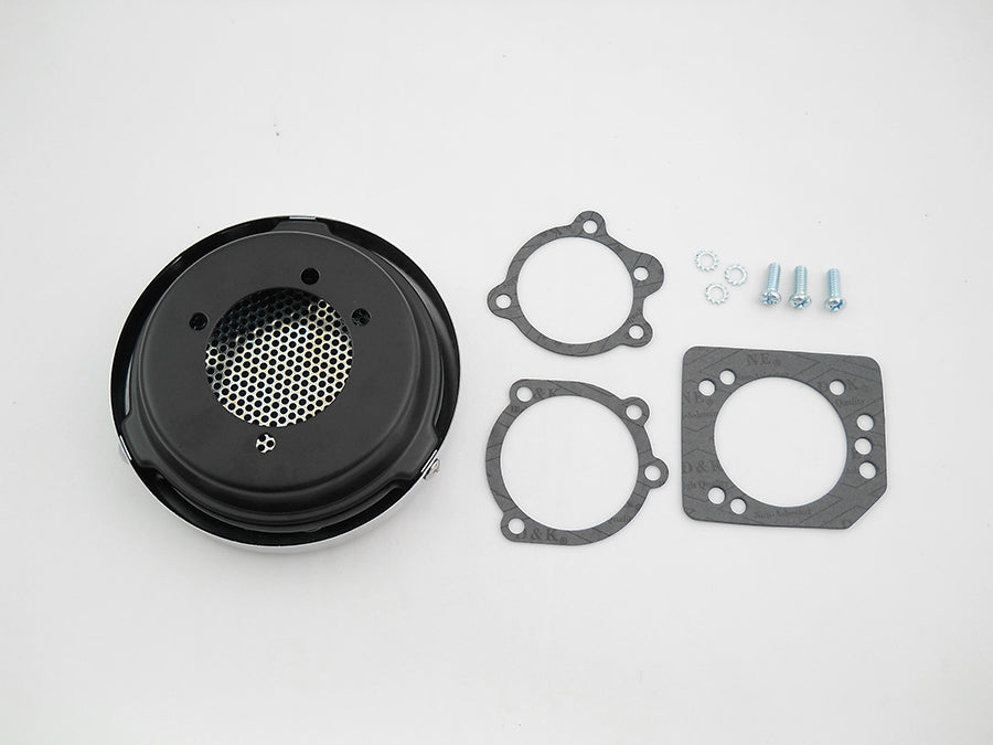 Wyatt Gatling Chrome Drilled Air Cleaner 1988 / 2006 XL 1990 / 2015 FXST 1990 / 2015 FLST 1990 / 2007 FLT 1991 / 2017 FXD 1990 / 1994 FXR