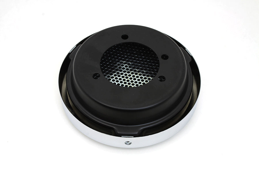 Wyatt Gatling Chrome Baby Moon Air Cleaner 1988 / 2006 XL 1990 / 2015 FXST 1990 / 2015 FLST 1990 / 2007 FLT 1991 / 2017 FXD 1990 / 1994 FXR