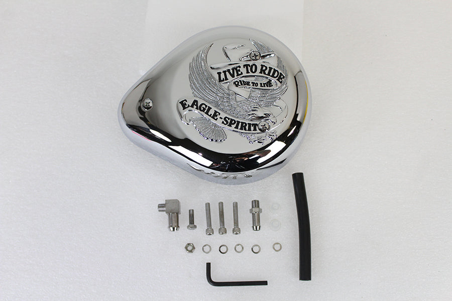 Live to Ride Tear Drop Air Cleaner 1990 / 2017 FXST 1990 / 2017 FLST 1990 / 2007 FLT 1989 / 1994 FXR 1991 / 2017 FXD 1988 / UP XL