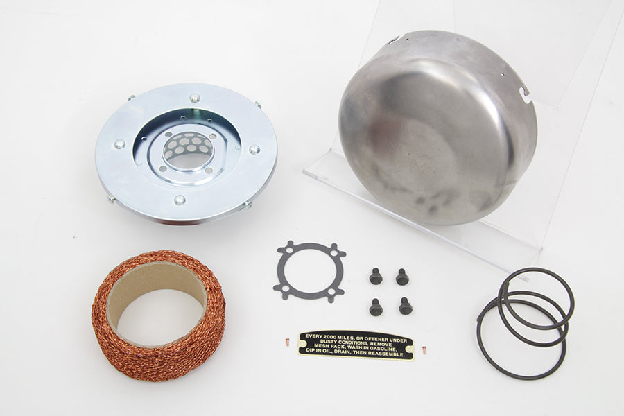 Smooth Raw J-Slot Air Cleaner 1941 / 1948 UL 1941 / 1952 WL