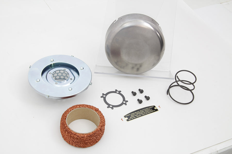 Smooth Raw J-Slot Air Cleaner 1941 / 1948 UL 1941 / 1952 WL