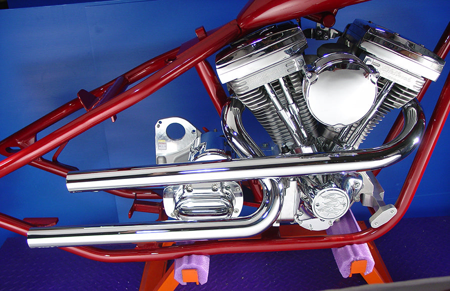 Wyatt Gatling Air Cleaner Smooth Chrome 1990 / 2015 FXST 1990 / 2015 FLST 1990 / 2007 FLT 1990 / 1994 FXR 1991 / 2017 FXD 1988 / 2006 XL