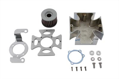 Maltese Chrome Air Cleaner Cover Kit 1990 / 1992 FXST 1990 / 1992 FLST 1990 / 1992 FLT 1990 / 1992 FXR 1991 / 1992 FXD