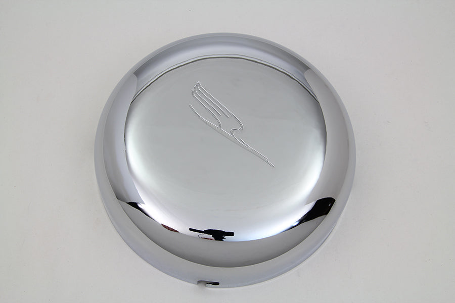 7 Bird Style Air Cleaner Cover Chrome 1941 / 1965 FL