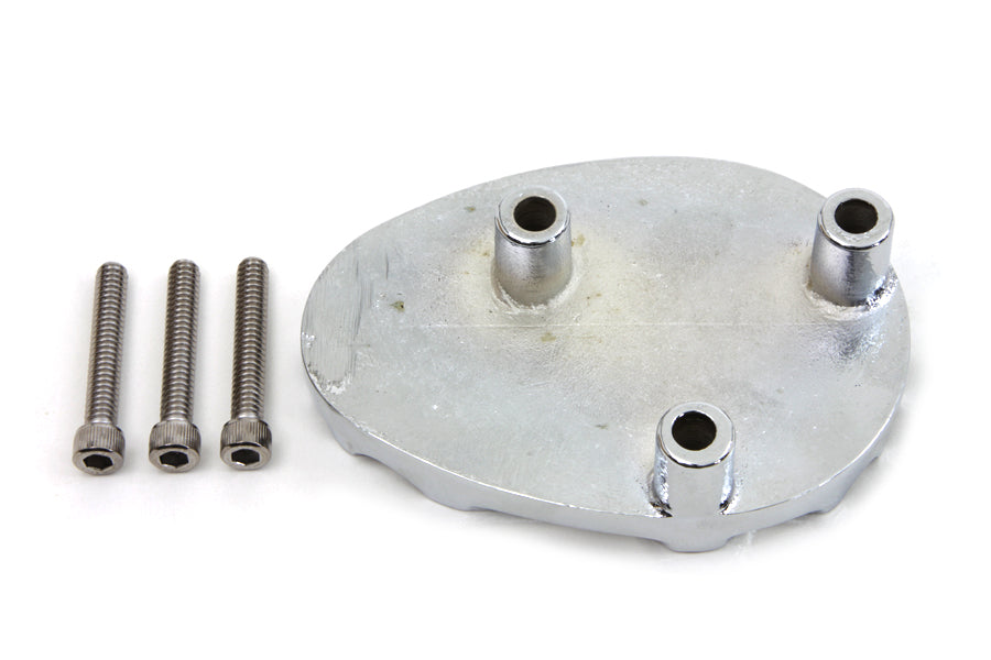 Wyatt Gatling Chrome Finned Carburetor Cover 1975 / 1987 FL 1980 / 1987 FX 1971 / 1987 XL