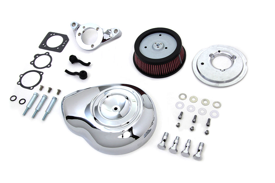 Chrome Wyatt Gatling Air Cleaner Assembly 1993 / 2007 FXST 1993 / 2007 FXD