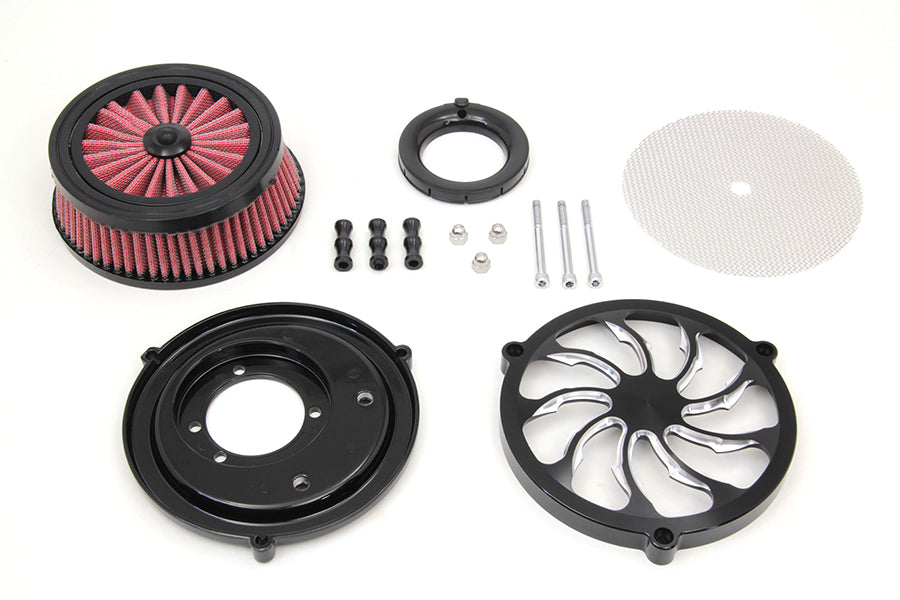 Wyatt Gatling EFI Air Cleaner Assembly Black 2008 / 2013 FLT