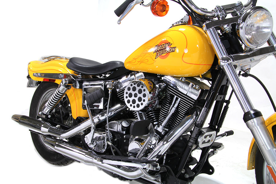 Chrome Wyatt Gatling Air Cleaner Assembly 1993 / 2015 FXST 1993 / 2015 FLST 1993 / 2017 FXD 1993 / 2007 FLT