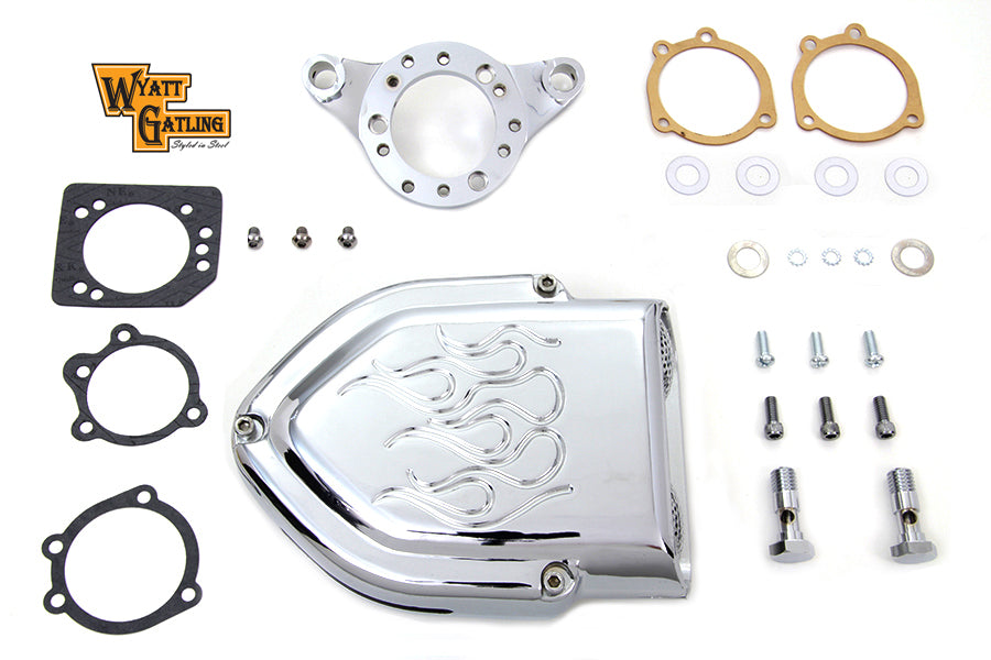 Chrome Wyatt Gatling Air Cleaner Assembly 1991 / UP XL