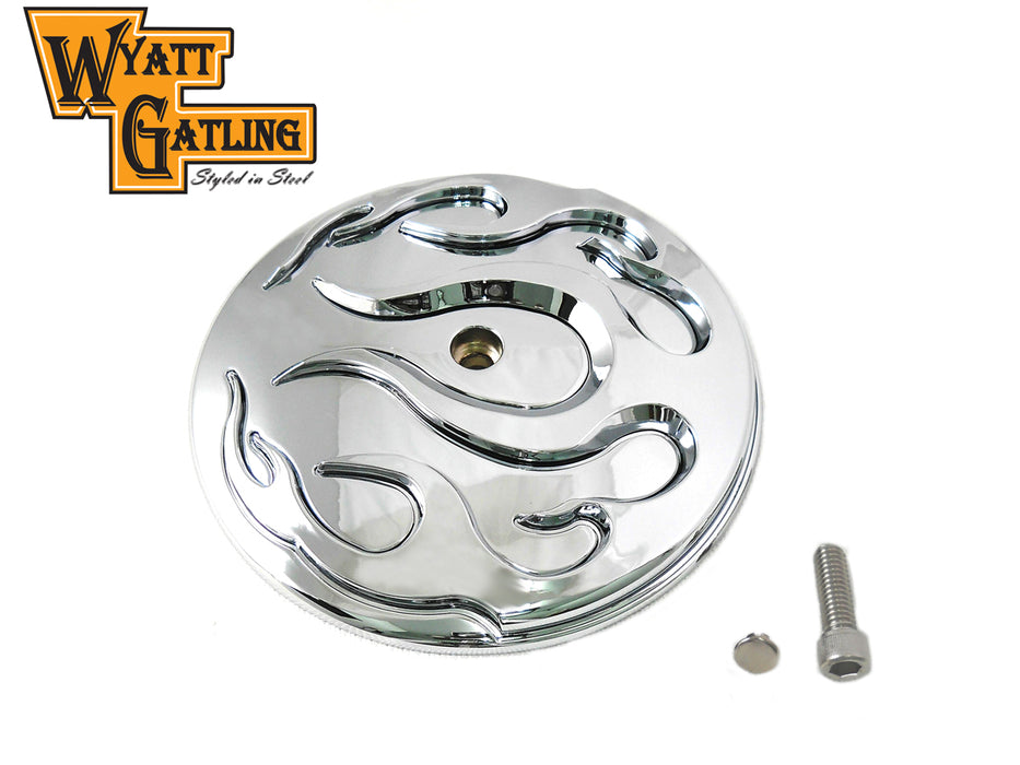 Wyatt Gatling Flame Air Cleaner Cover Insert 1999 / 2013 FLT 2000 / 2015 FXST 1999 / 2008 FXD 2000 / 2015 FLST