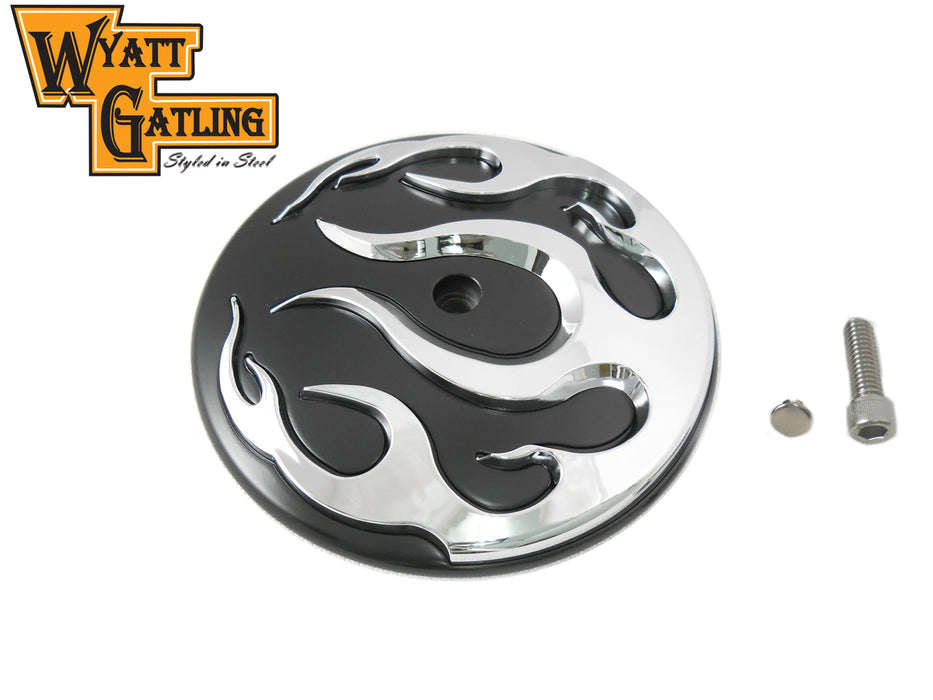 Wyatt Gatling Flame Air Cleaner Cover Insert 1999 / 2013 FLT 2000 / 2015 FXST 1999 / 2008 FXD 2000 / 2015 FLST
