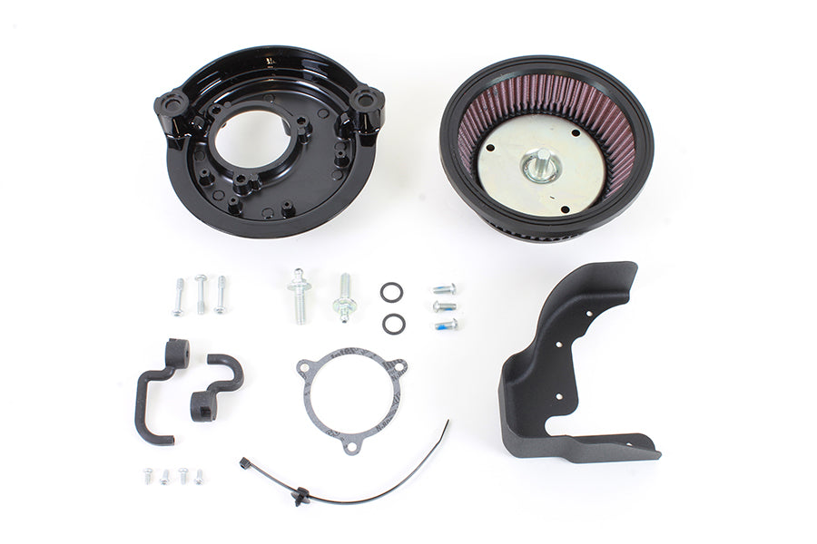 Performance Round High Flow Air Cleaner Kit 2017 / UP FLHR 2017 / UP FLHT 2017 / UP FLHX 2017 / UP FLTR 2018 / UP FXFB 2018 / UP FXBB 2018 / UP FXLR 2018 / UP FXFBS 2018 / UP FXBR