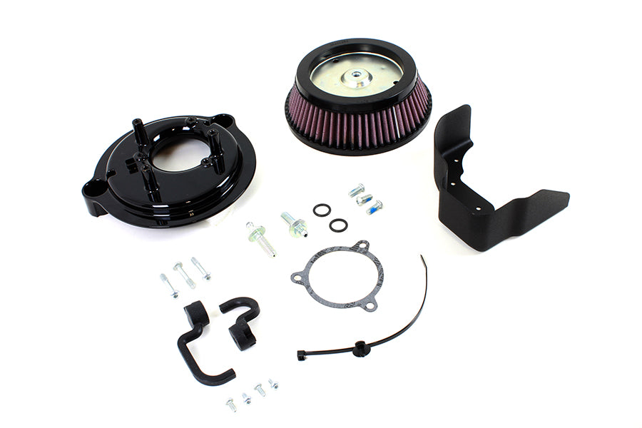 Performance Round High Flow Air Cleaner Kit 2017 / UP FLHR 2017 / UP FLHT 2017 / UP FLHX 2017 / UP FLTR 2018 / UP FXFB 2018 / UP FXBB 2018 / UP FXLR 2018 / UP FXFBS 2018 / UP FXBR