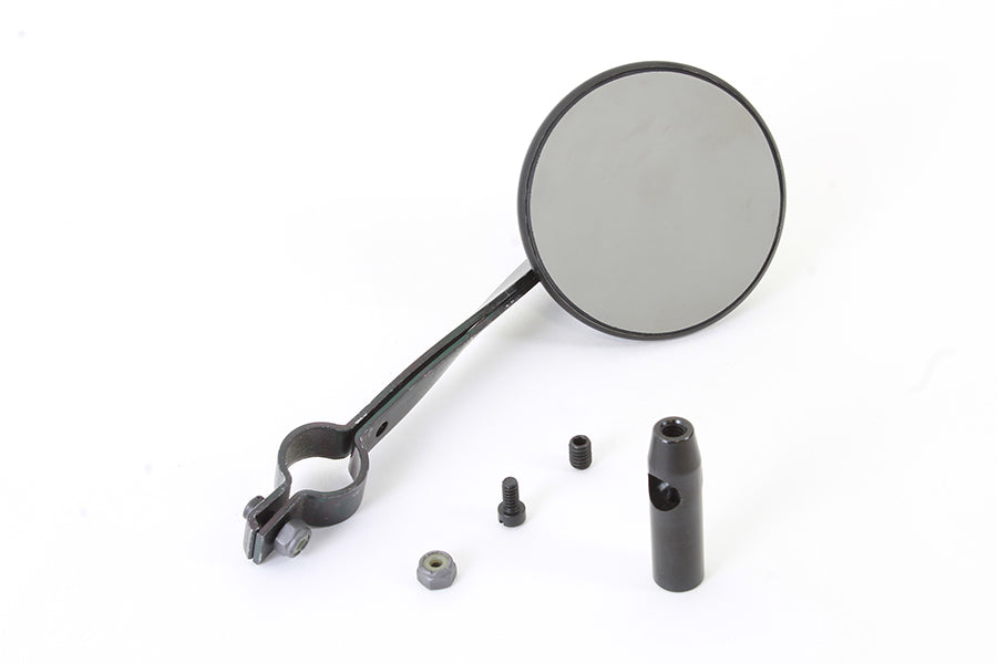Black Replica Early Style Spring Fork Mirror 0 /  All