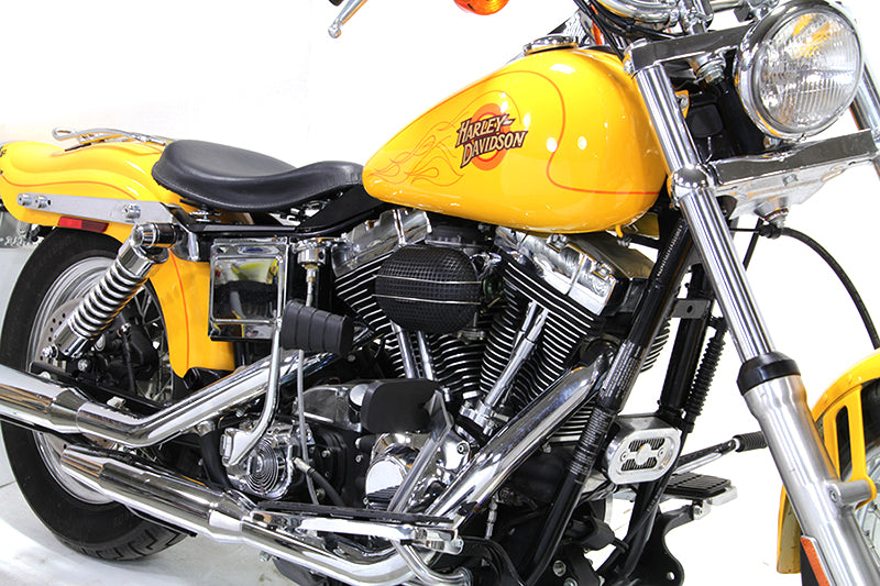 Black Wyatt Gatling Air Cleaner Assembly 1993 / 2007 FXST 1993 / 2007 FXD