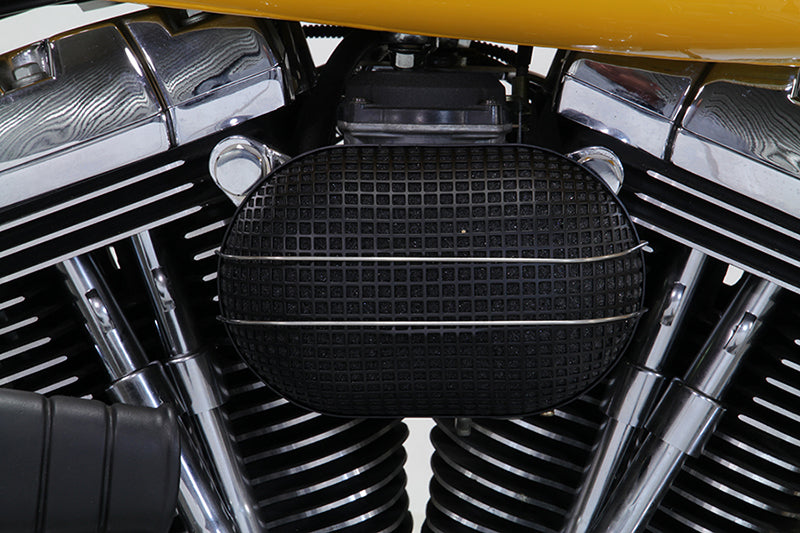 Black Wyatt Gatling Air Cleaner Assembly 1993 / 2007 FXST 1993 / 2007 FXD