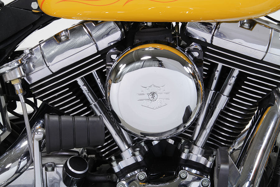 Chrome Wyatt Gatling Air Cleaner Assembly 1993 / 2007 FXST 1993 / 2007 FXD