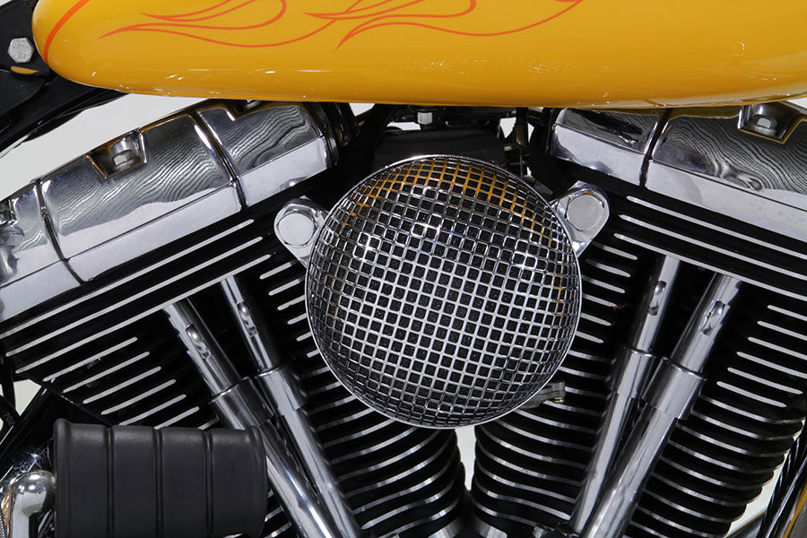 Chrome Wyatt Gatling Air Cleaner Assembly 1993 / 2007 FXST 1993 / 2007 FXD