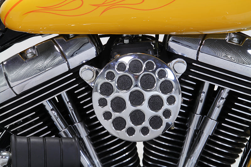 Chrome Wyatt Gatling Air Cleaner Assembly 1993 / 2007 FXD