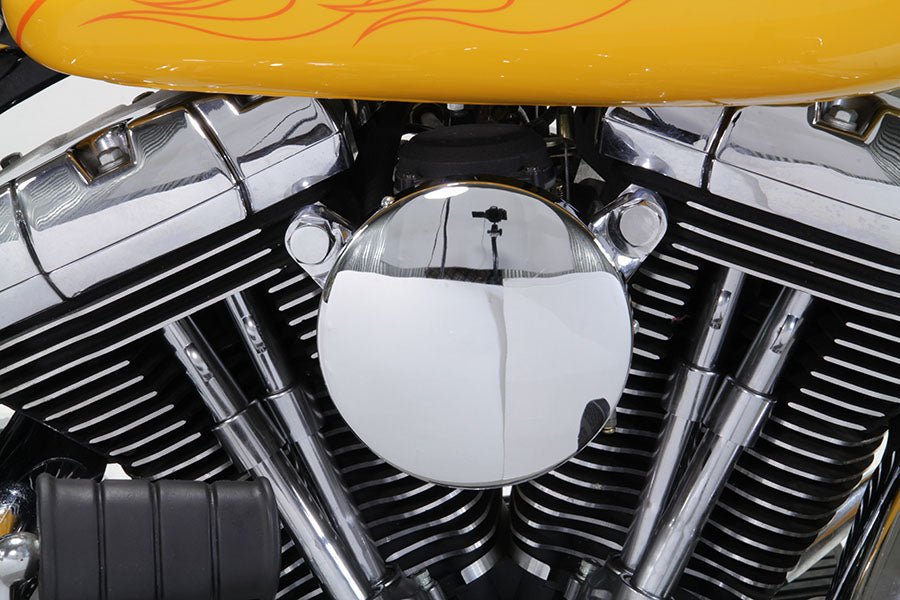 Chrome Wyatt Gatling Air Cleaner Assembly 1993 / 2007 FXST 1993 / 2007 FXD