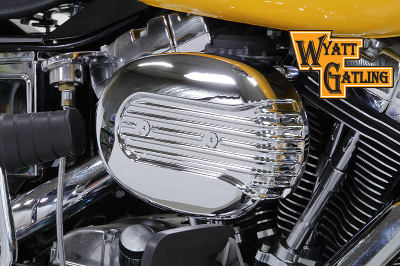 Chrome Wyatt Gatling Air Cleaner Assembly 1993 / 2007 FXST 1993 / 2007 FXD