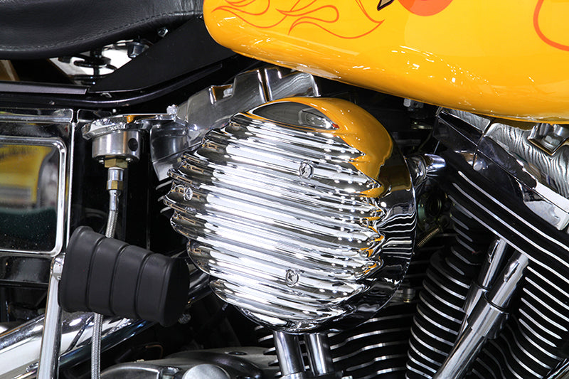 Chrome Wyatt Gatling Air Cleaner Assembly 1993 / 2007 FXST 1993 / 2007 FXD