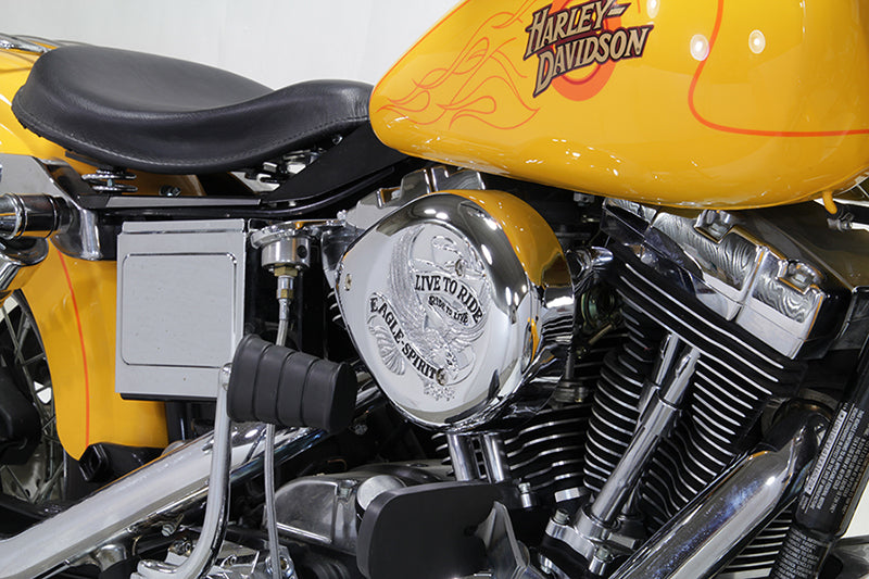 Chrome Wyatt Gatling Air Cleaner Assembly 1993 / 2007 FXST 1993 / 2007 FXD